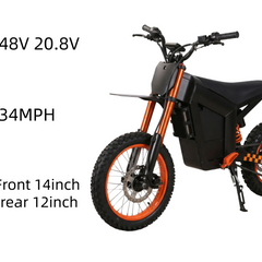 M01 Moto électrique tout-terrain 2000 W avec double suspension