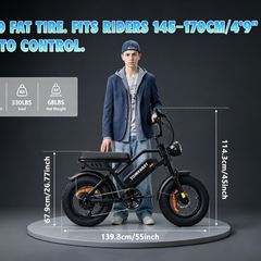 T16|VTT électriques|1000W |48V 15.6Ah|