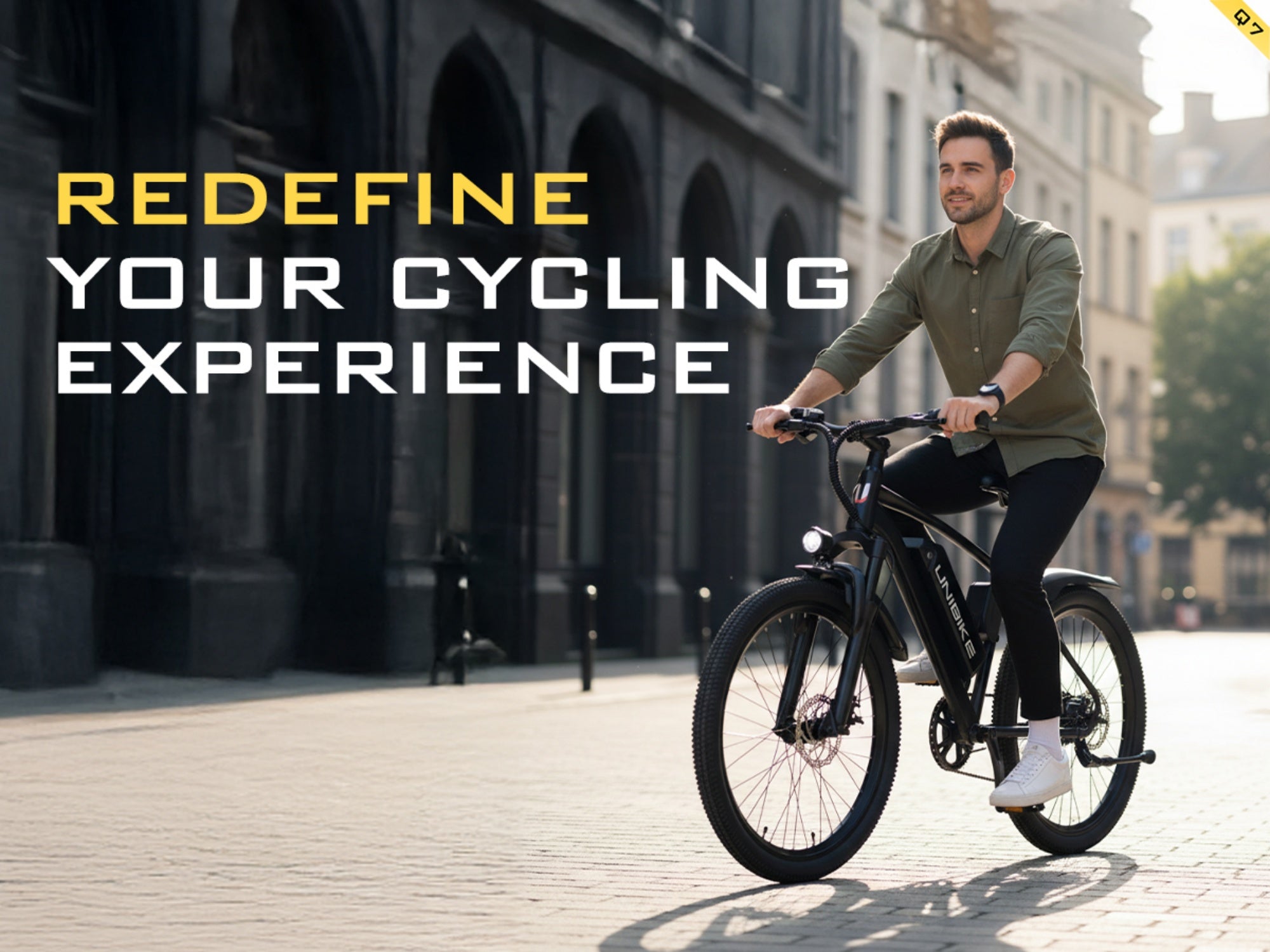 Vélo électrique Q7 | 400W | 36V 10Ah | Shimano 7 vitesses