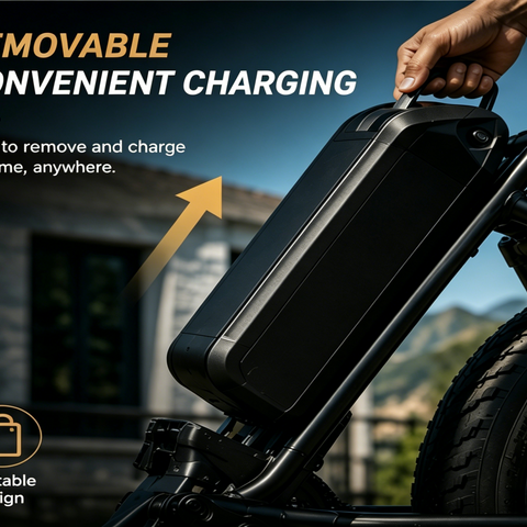 T8 Dual-drive Battery 60V 30AH, Continuous Endurance