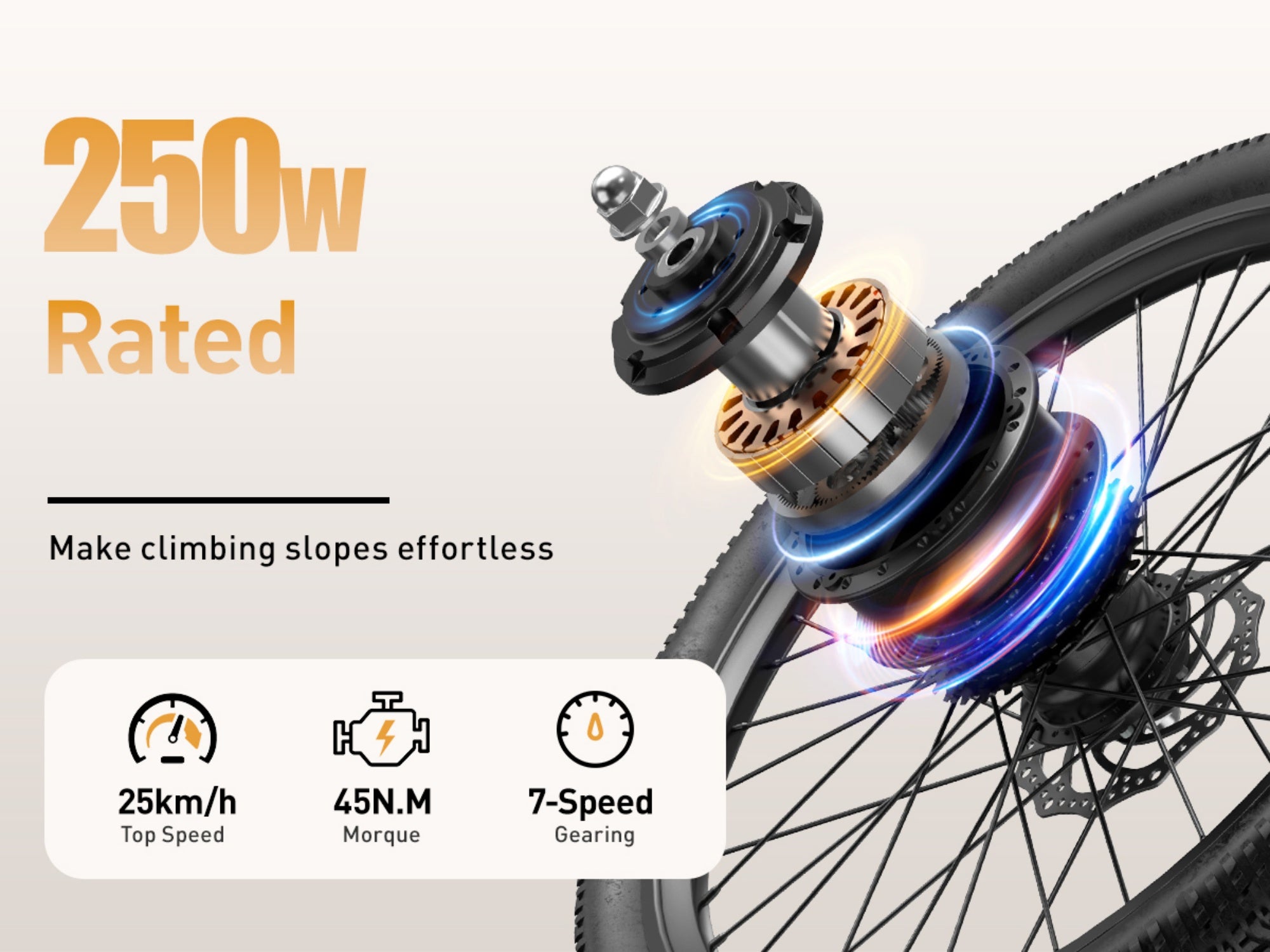 Vélo électrique SU7 | 400W | 36V 13Ah | Shimano 7 vitesses