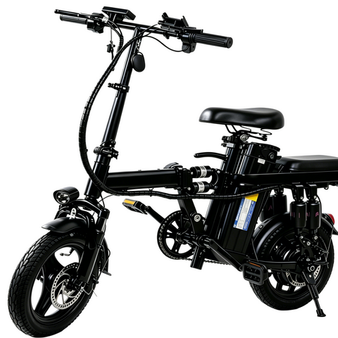 Foldable Electric Bike for Adults, 800W Peak Motor,20MPH Ebike, 30 Miles Range, 48V15Ah RemovableBattery, 3 Riding Modes