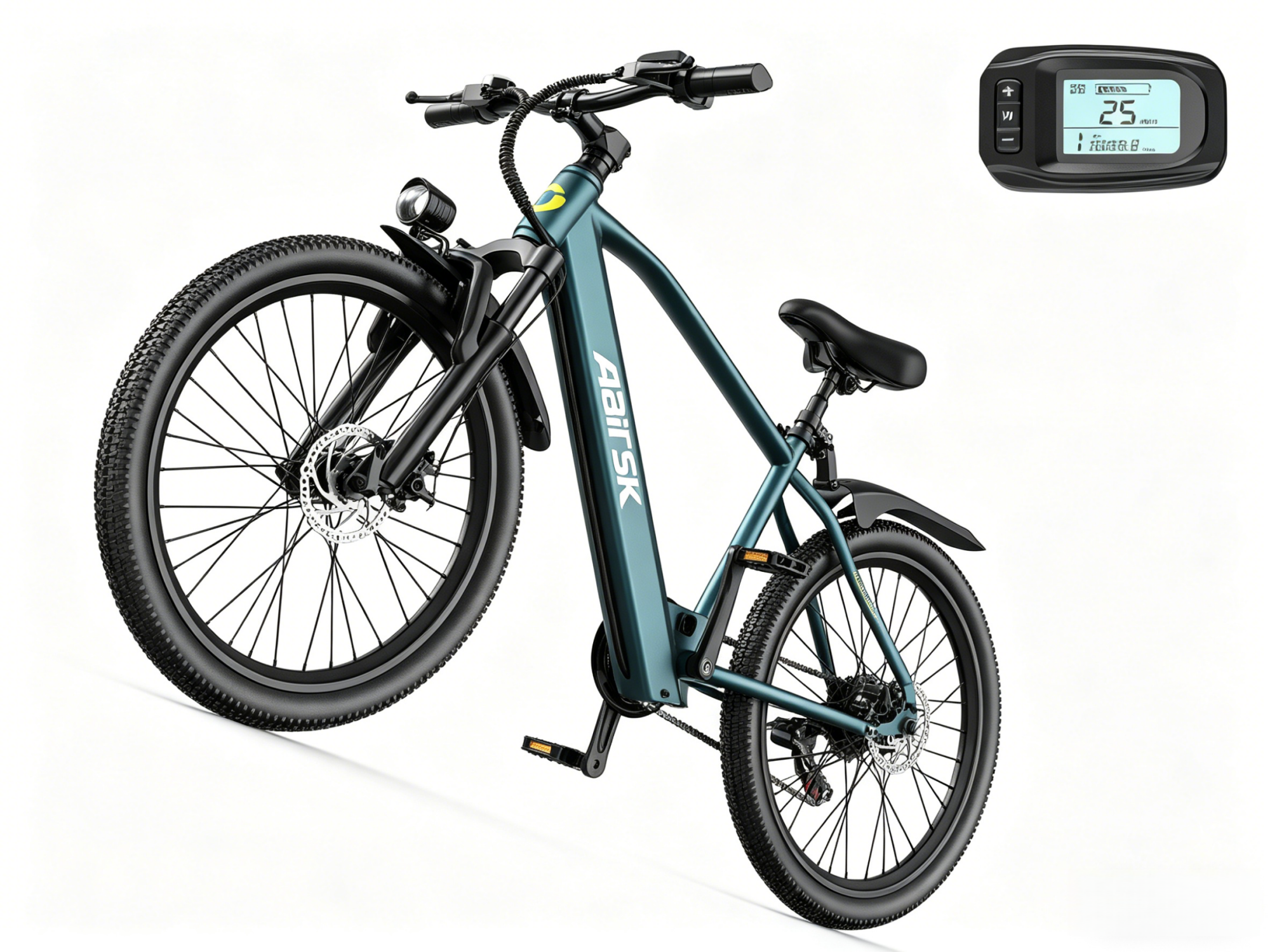 Vélo électrique GT300 24 pouces | 400 W | 36 V 10 Ah | Shimano 7 vitesses