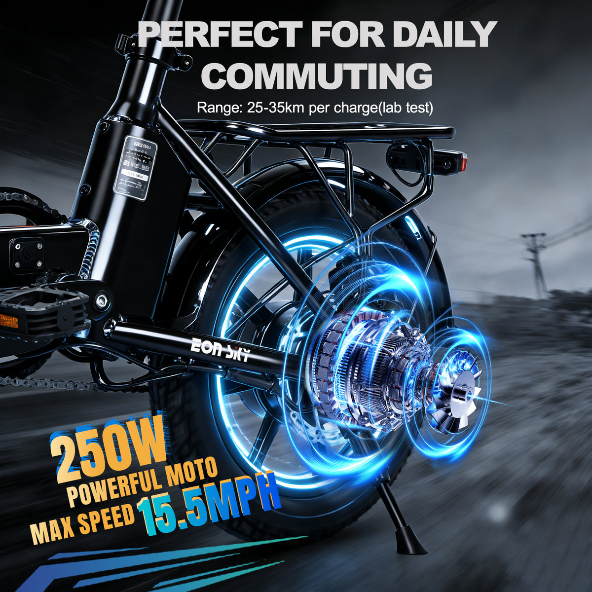 E14 white/black | 36V 10.4Ah | 25-35KM | 14*2.5 inch | 20.8KG | Front and rear disc brakes | Front shock absorber