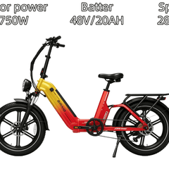 EF1 |E-bike |750W motor|  48V/22.5AH | 32 Mph |