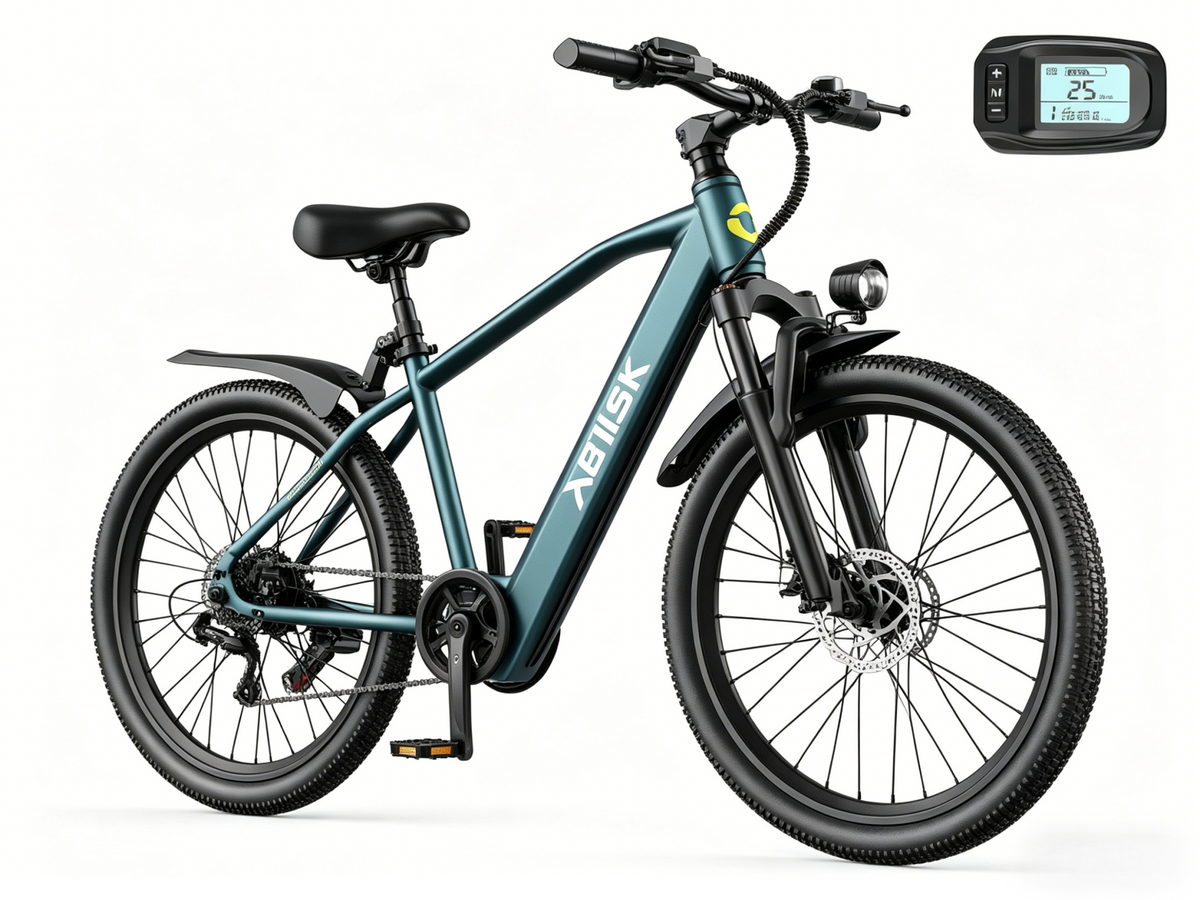 Vélo électrique GT300 24 pouces | 400 W | 36 V 10 Ah | Shimano 7 vitesses