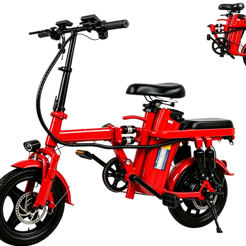 Foldable Electric Bike for Adults, 800W Peak Motor,20MPH Ebike, 30 Miles Range, 48V15Ah RemovableBattery, 3 Riding Modes