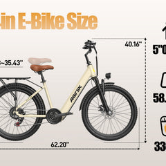 Vélo électrique SU7 | 400W | 36V 13Ah | Shimano 7 vitesses