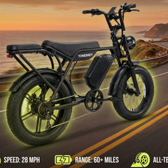 Vélo électrique à pneus larges TONNERREY T8 1500W | Cruiser performant 45 km/h